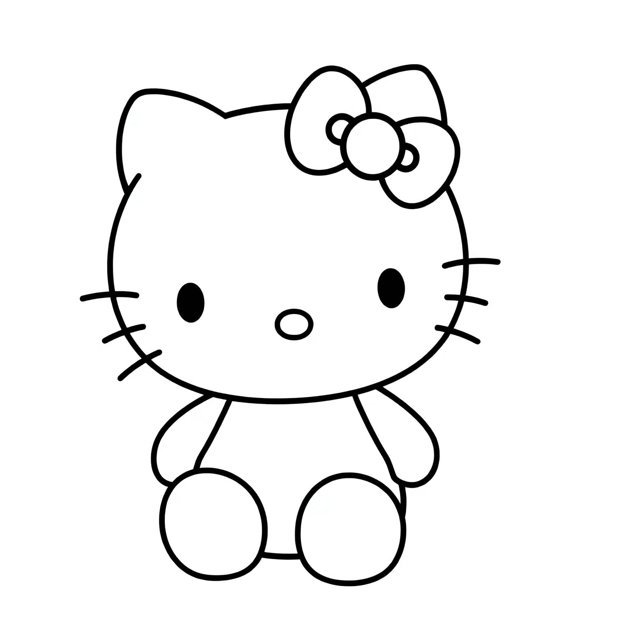 Hello Kitty with a Bow